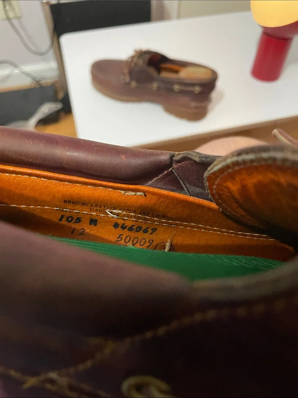 Timberland Brown Leather Moc-Toe Boat Shoes